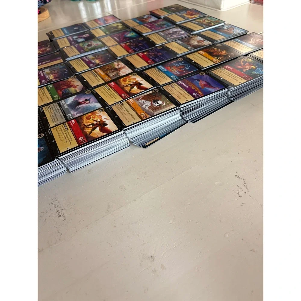 Disney Lorcana TCG Bulk Card Collection Lot 3800+ Cards Mickey Mouse Robin Hood